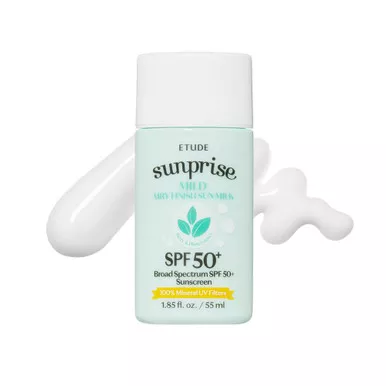 [Etude House]Sunprise Sunscreen Mild Sun Milk SPF 50+ / PA++++ (1.85oz)