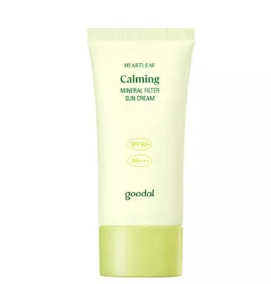 [GOODAL] Heartleaf Calming Mineral Filter Sun Cream (1.69 oz)