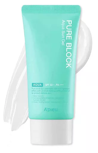 [A'PIEU] Pure Block Aqua Sun Gel SPF50+/PA+++ (1.69 oz)