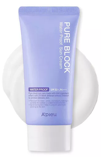 [A'PIEU] Pure Block Water Proof Sun Cream SPF50+/PA+++ (1.69 oz)
