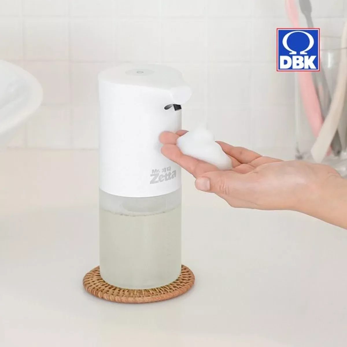 ZETTA: Auto Foam Handwash Rechargeable Dispenser+Refill 300ml