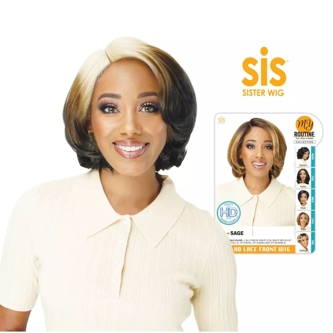 ZURY ROYAL IMEX SYNTHETIC HAIR LACE FRONT WIG – SAGE